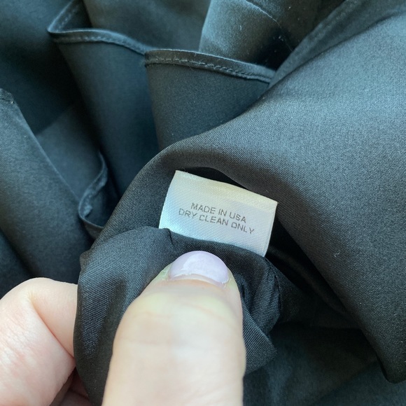 Michelle Mason silk asymmetrical crystal cami - Picture 10 of 11